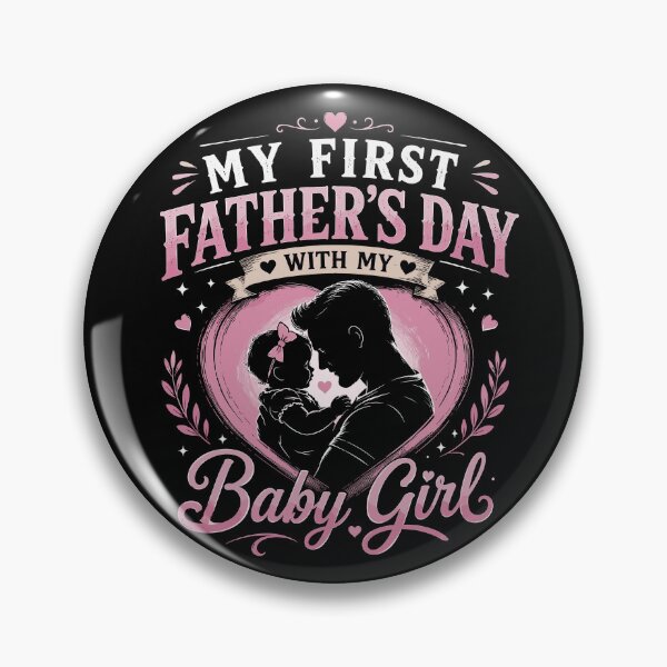 Item preview, My First Fathers Day with Baby Girl Funny First Time Dad designed and sold by 76Valeria.