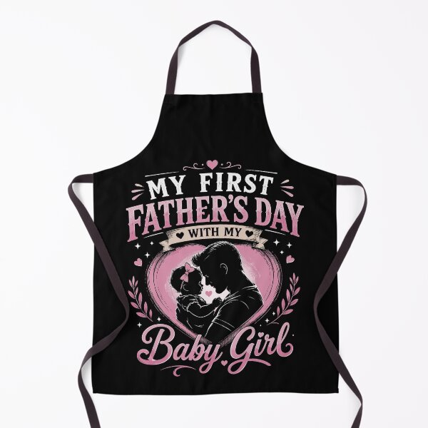 Item preview, My First Fathers Day with Baby Girl Funny First Time Dad designed and sold by 76Valeria.
