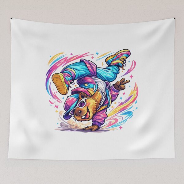 Item preview, Dance Crew Capybara Pop Star Energy designed and sold by NovaMoodCo.
