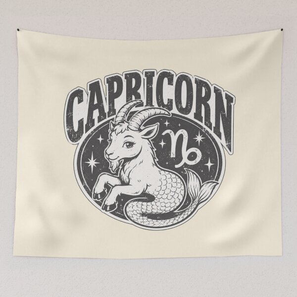 Item preview, Capricorn Zodiac Sea Goat Vintage Astrology Design | Retro Horoscope Gift for Capricorn Astrology Lovers designed and sold by TheStephanieRome.