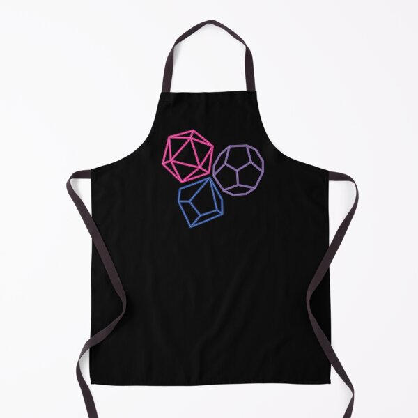 Item preview, Neon Bisexual Pride D20 Dice | Glowing RPG Gaming Design designed and sold by Hallowed Artistry.