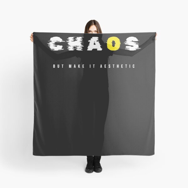 Item preview, Chaos But Make It Aesthetic Glitch Vaporwave Streetwear designed and sold by Aetherix Studio.