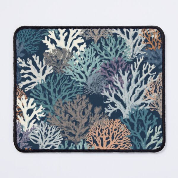 Item preview, Blue Orange Teal Purple Coral designed and sold by SeaStarAlex.