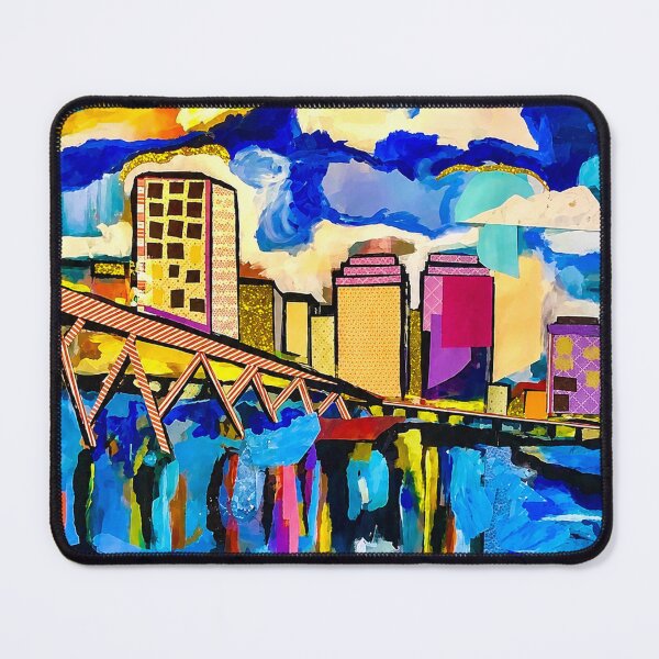 Item preview, Richmond Virginia Mixed Media Painting/Collage designed and sold by ThatCoolArtTeacher.