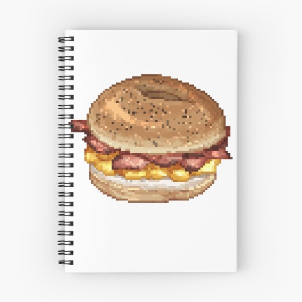 Item preview, Pixel art Bacon Bagel designed and sold by ddthewizard.