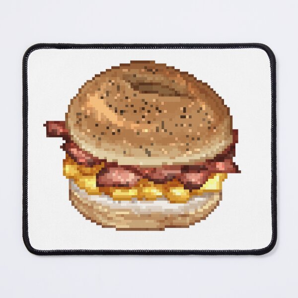 Item preview, Pixel art Bacon Bagel designed and sold by ddthewizard.