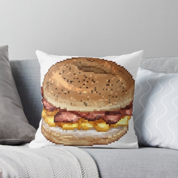 Item preview, Pixel art Bacon Bagel designed and sold by ddthewizard.