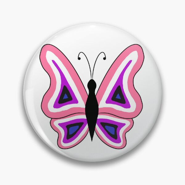 Item preview, Genderfluid Pride butterflies designed and sold by Celeste Bocchicchio-Chaudhri.