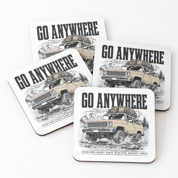 Item preview, Go Anywhere, Classic Off-Road 4x4 Vintage Overland Art designed and sold by NullSpacePrints.