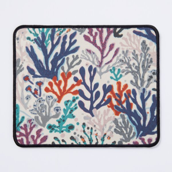Item preview, White Blue Orange Teal Purple Coral designed and sold by SeaStarAlex.