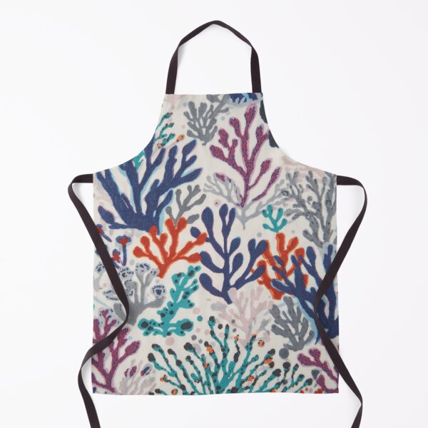 Item preview, White Blue Orange Teal Purple Coral designed and sold by SeaStarAlex.