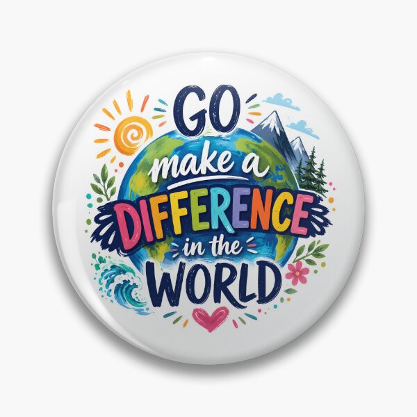 Item preview, Make a Difference – Inspirational Earth Design designed and sold by Stubblejumper Artworks.