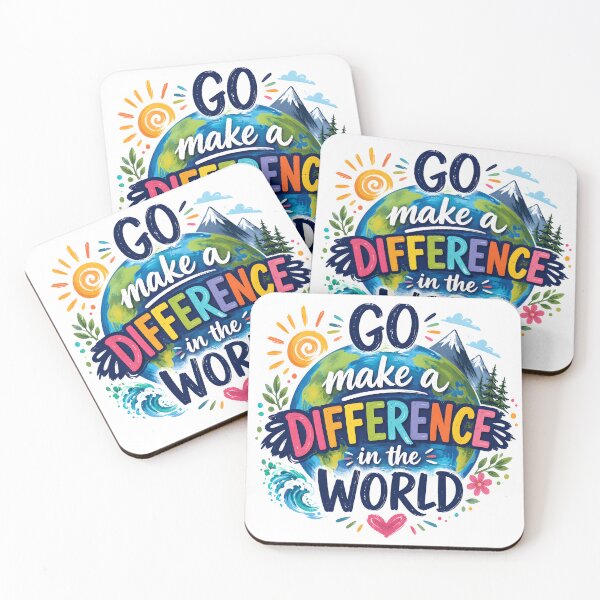 Item preview, Make a Difference – Inspirational Earth Design designed and sold by Stubblejumper Artworks.