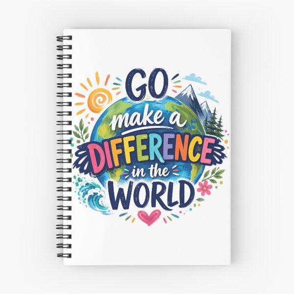 Item preview, Make a Difference – Inspirational Earth Design designed and sold by Stubblejumper Artworks.