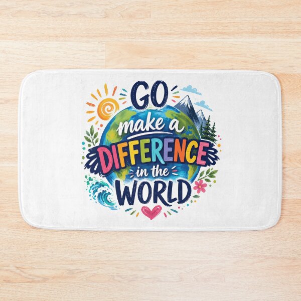 Item preview, Make a Difference – Inspirational Earth Design designed and sold by Stubblejumper Artworks.