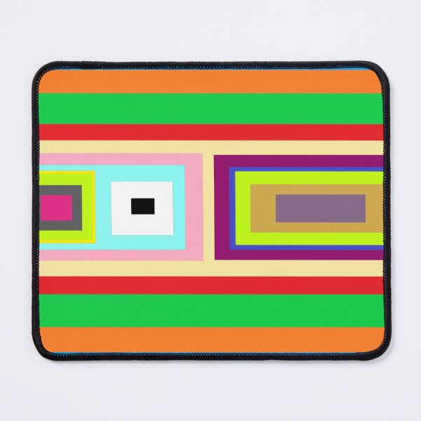 Item preview, Vibrant Nested Rectangles Abstract Wall Art — Bold Colourful Geometric Print designed and sold by FavouredStudio.