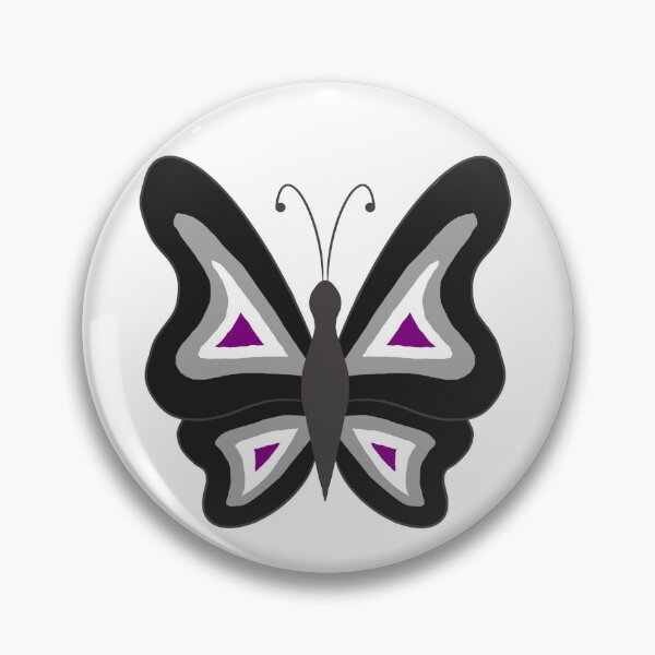 Item preview, Asexual Pride butterflies designed and sold by Celeste Bocchicchio-Chaudhri.