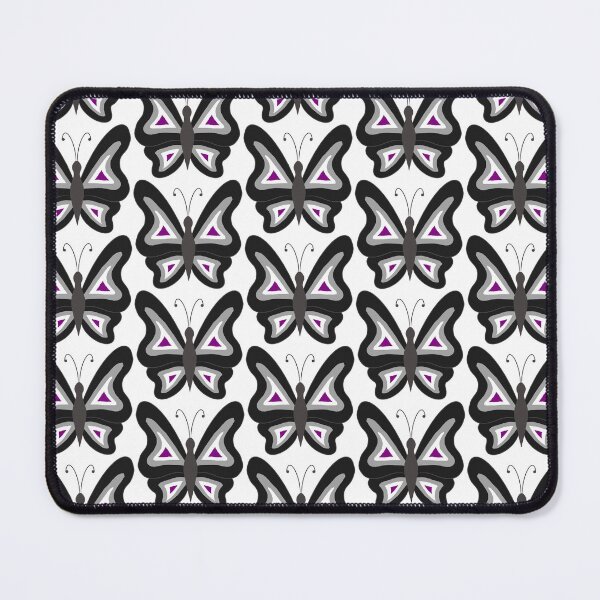 Item preview, Asexual Pride butterflies designed and sold by Celeste Bocchicchio-Chaudhri.