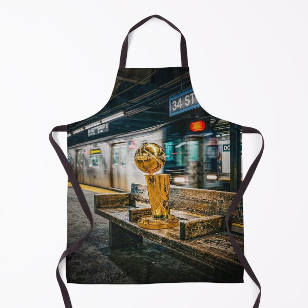 Item preview, NBA Finals Trophy On NYC Subway Bench designed and sold by Home Decor Art.