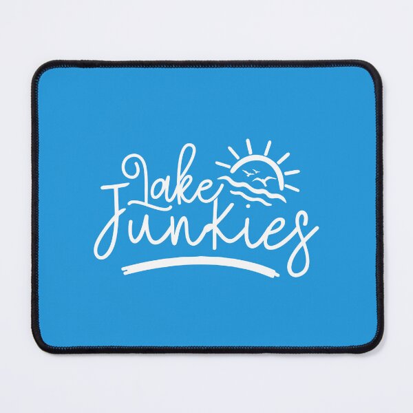 Item preview, Lake Junkies Blue – Lake Life Adventure Design designed and sold by EmeraldeaArt.
