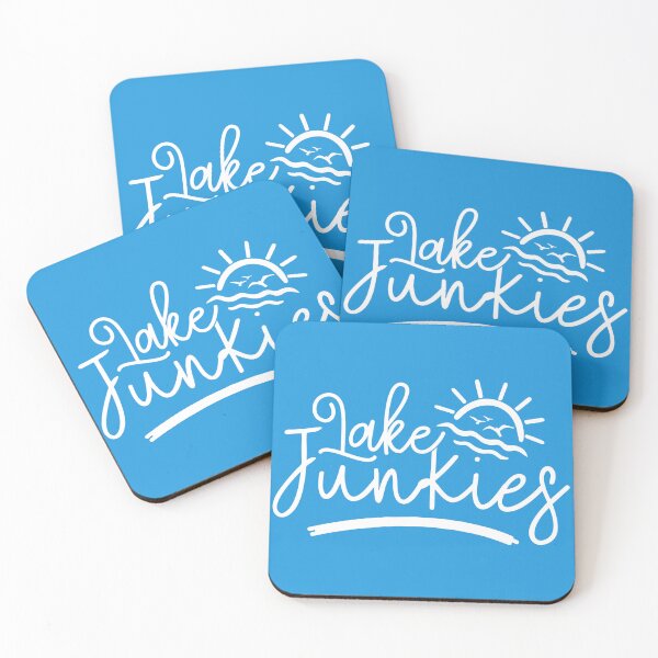 Item preview, Lake Junkies Blue – Lake Life Adventure Design designed and sold by EmeraldeaArt.