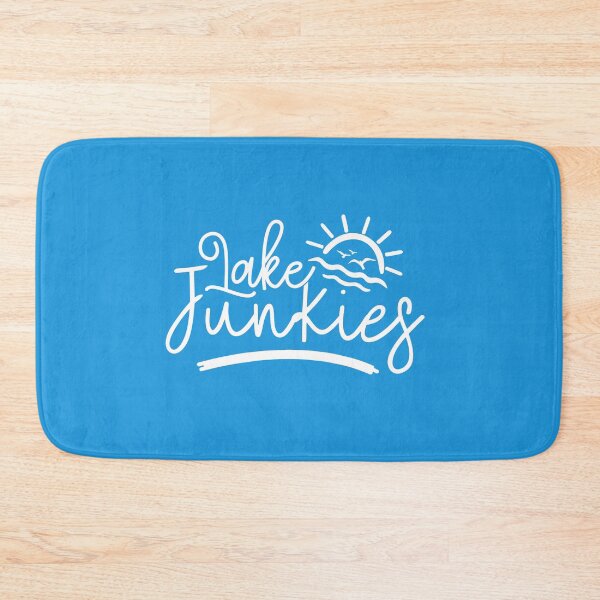 Item preview, Lake Junkies Blue – Lake Life Adventure Design designed and sold by EmeraldeaArt.