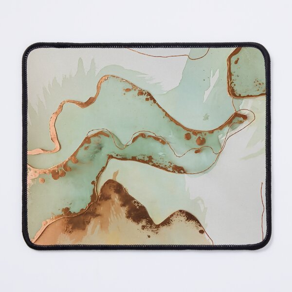 Item preview, Copper Patina Abstract Waves Pattern designed and sold by Tammy Winand Arts.