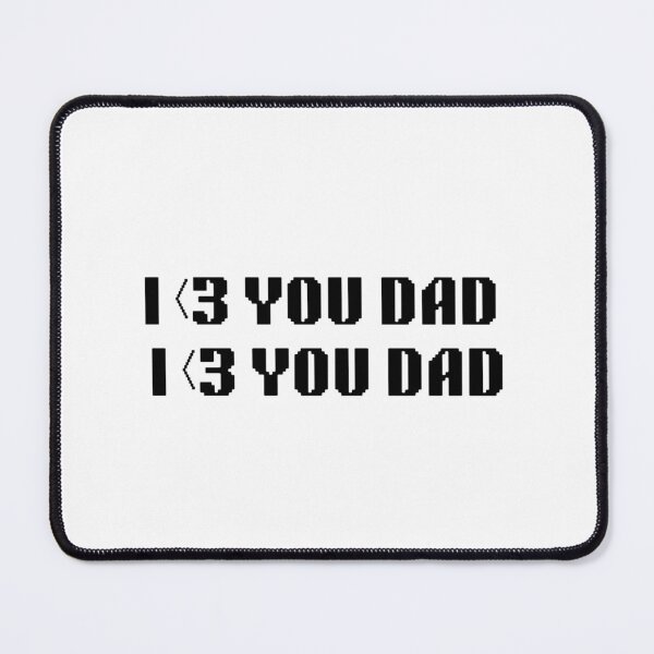 Item preview, I Love You Dad Pixel Typography | Retro Gaming Father's Day Gift | Gamer Dad designed and sold by The-SilentPlace.