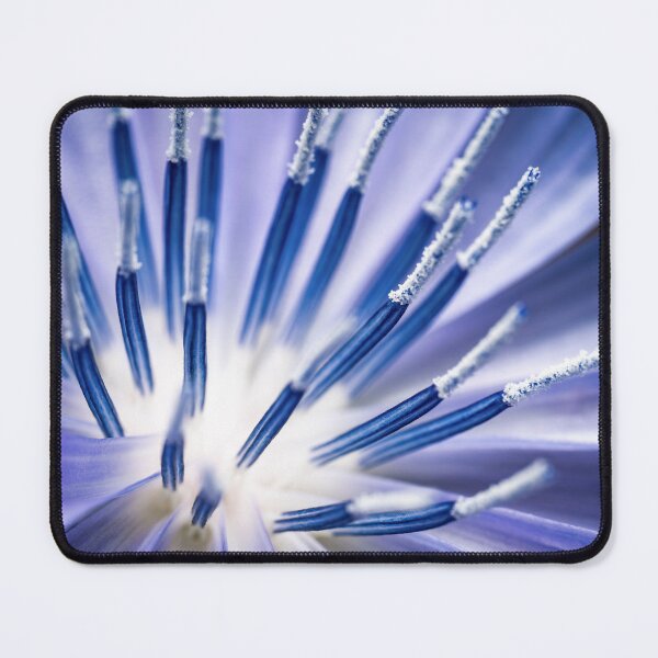 Item preview, Radiance — Blue Flower Stamens Abstract Macro designed and sold by Rabee Khalil Photography.