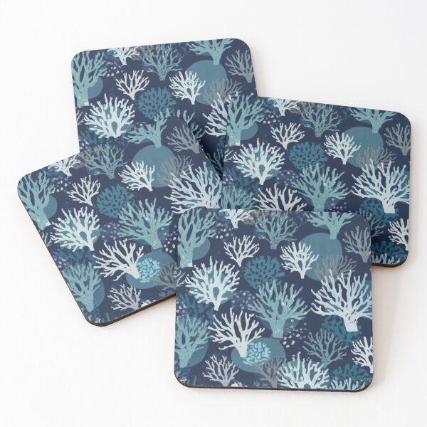Item preview, Gray Teal Coral designed and sold by SeaStarAlex.