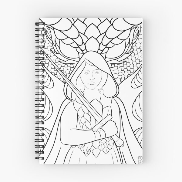 Item preview, Jinete de dragón designed and sold by RoseGoldArtworks.