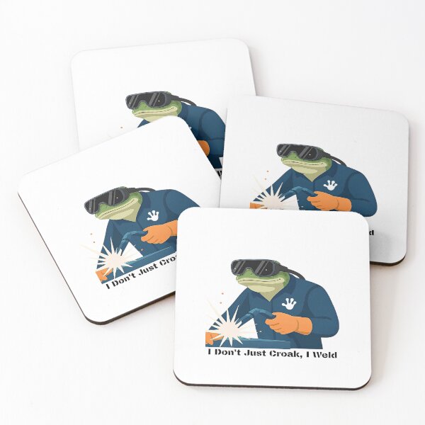 Item preview, Funny Welding Frog Welder Metalworking Trade Joke designed and sold by FANTASYoDarknes.