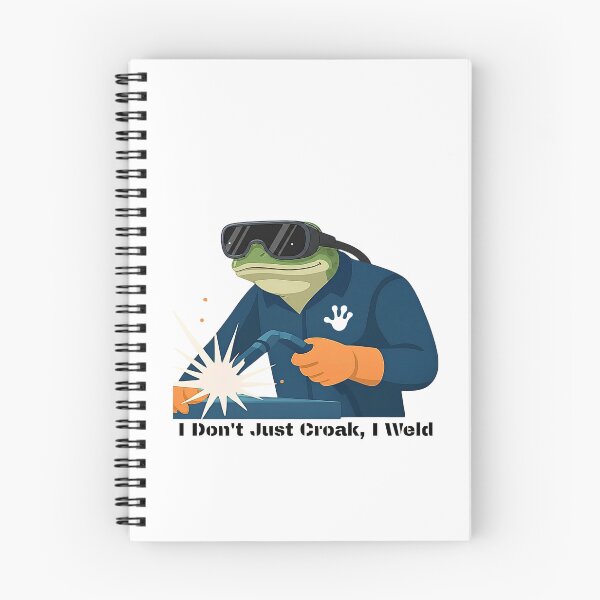 Item preview, Funny Welding Frog Welder Metalworking Trade Joke designed and sold by FANTASYoDarknes.