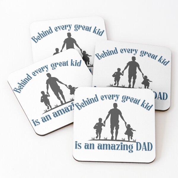 Item preview, Behind every great kid is an amazing Dad designed and sold by NarsAnna.