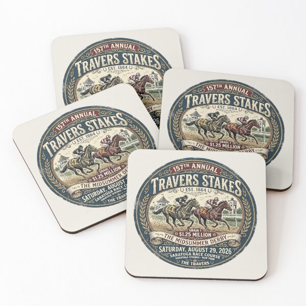 Item preview, Vintage Travers Stakes 2026 Saratoga Horse Racing Commemorative Design  designed and sold by Ginny Luttrell.