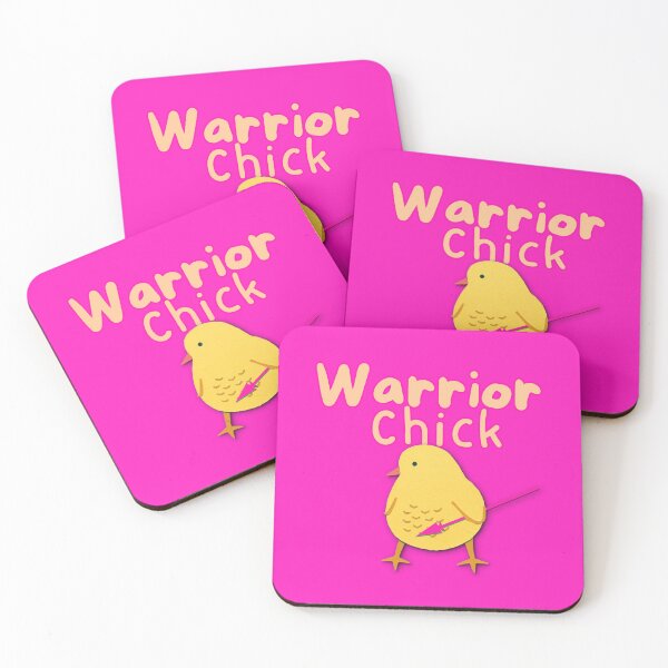 Item preview, Warrior Chick - Cute Chronic Illness & Disability Warrior Pun designed and sold by pulse_retail.