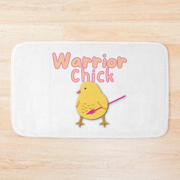 Item preview, Warrior Chick - Cute Chronic Illness & Disability Warrior Pun designed and sold by pulse_retail.