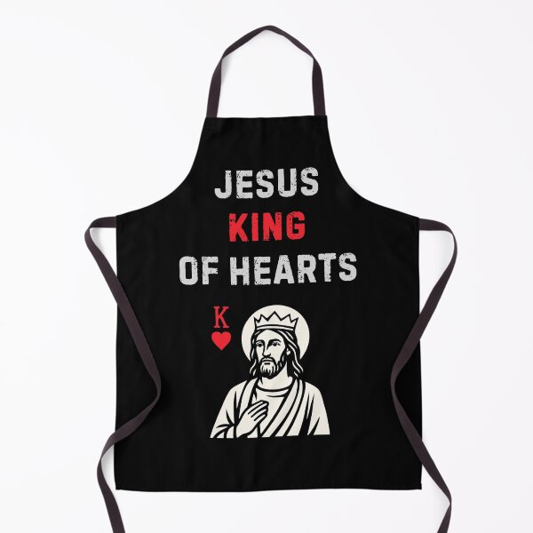Item preview, Jesus King Of Hearts Funny Gift For Christians designed and sold by WearFine.