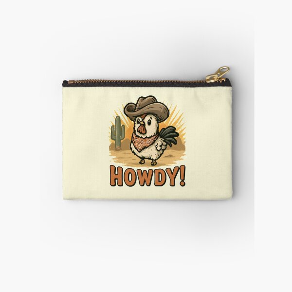 Item preview, Howdy Cowboy Chicken Funny Western Farm Animal Retro Cute Design designed and sold by daila70.