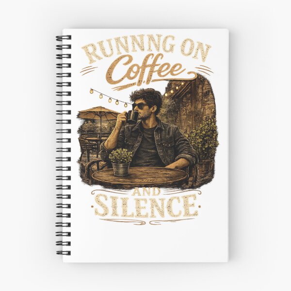 Item preview, Coffee and silence designed and sold by VLC Shirt.