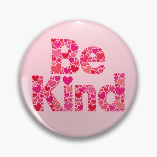 Item preview, Be Kind | Pink Heart Typography Inspirational Design designed and sold by Stubblejumper Artworks.