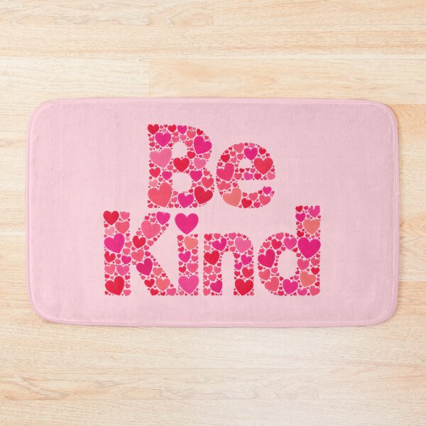Item preview, Be Kind | Pink Heart Typography Inspirational Design designed and sold by Stubblejumper Artworks.