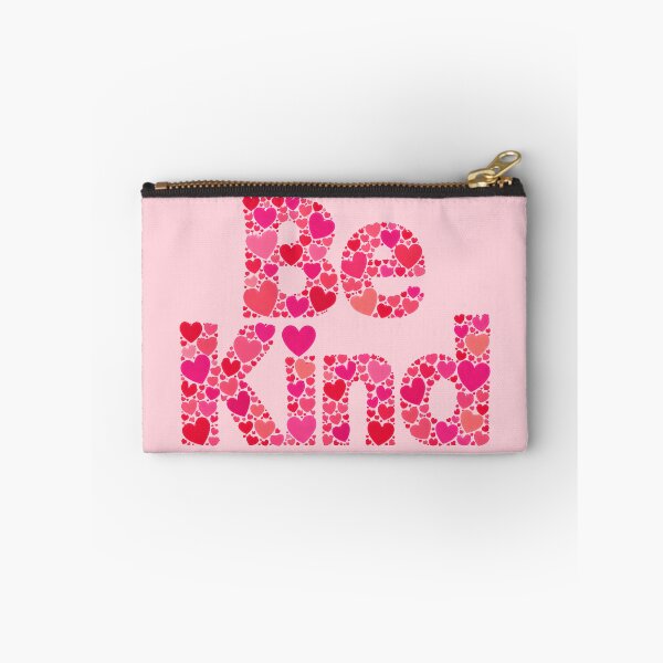 Item preview, Be Kind | Pink Heart Typography Inspirational Design designed and sold by Stubblejumper Artworks.