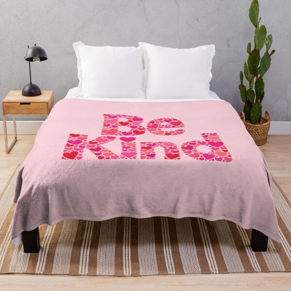 Item preview, Be Kind | Pink Heart Typography Inspirational Design designed and sold by Stubblejumper Artworks.