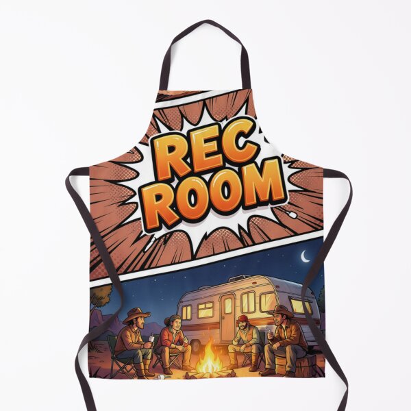 Item preview, Rec Room Wild West Comic Style Cowboy Campfire Art designed and sold by FlatInkStudio.