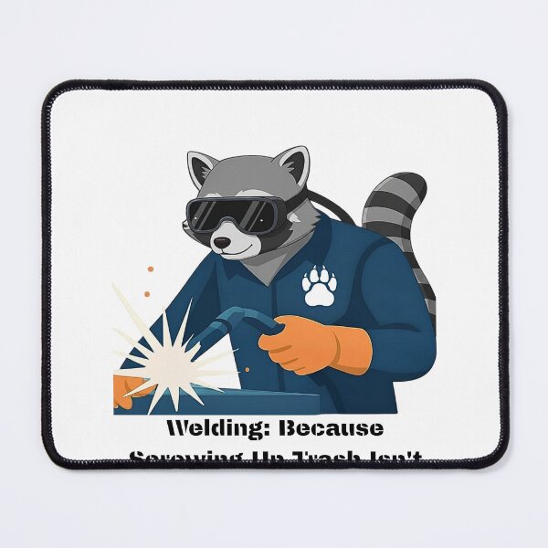 Item preview, Funny Welding Raccoon Welder Trash Panda Metalworking designed and sold by FANTASYoDarknes.
