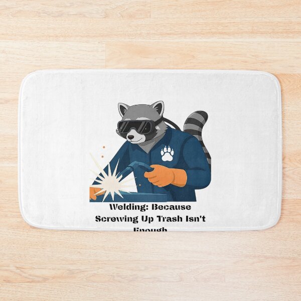 Item preview, Funny Welding Raccoon Welder Trash Panda Metalworking designed and sold by FANTASYoDarknes.