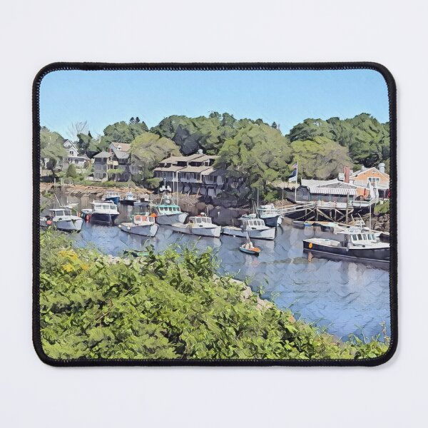 Item preview, Parked Boats on Canal designed and sold by BGGretchen.