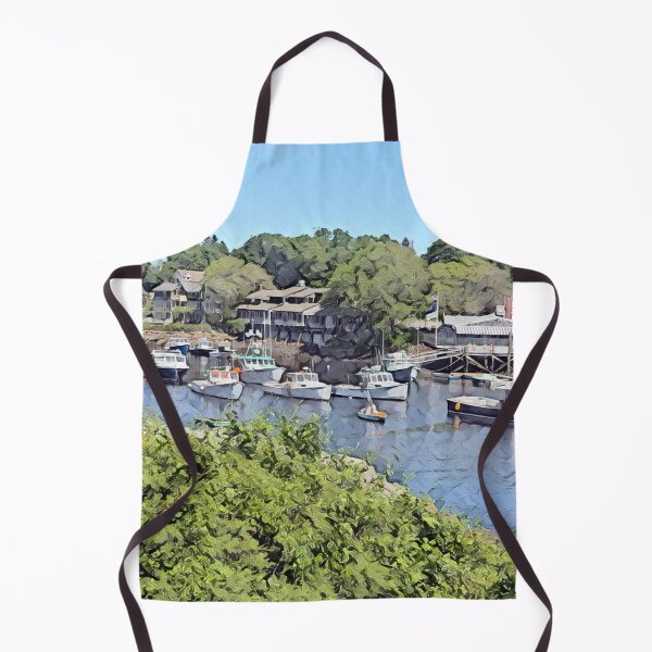 Item preview, Parked Boats on Canal designed and sold by BGGretchen.