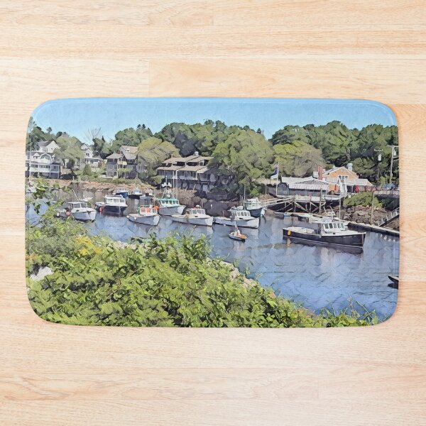 Item preview, Parked Boats on Canal designed and sold by BGGretchen.